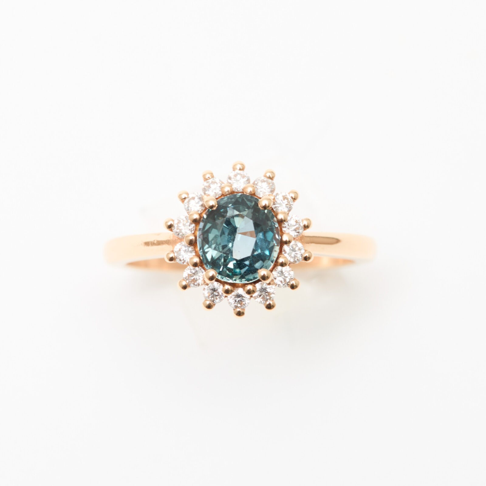 bague saphir teal