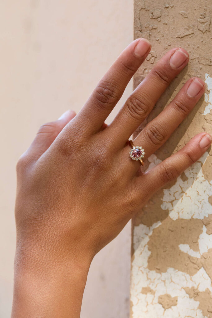Bague Grenat Malaya